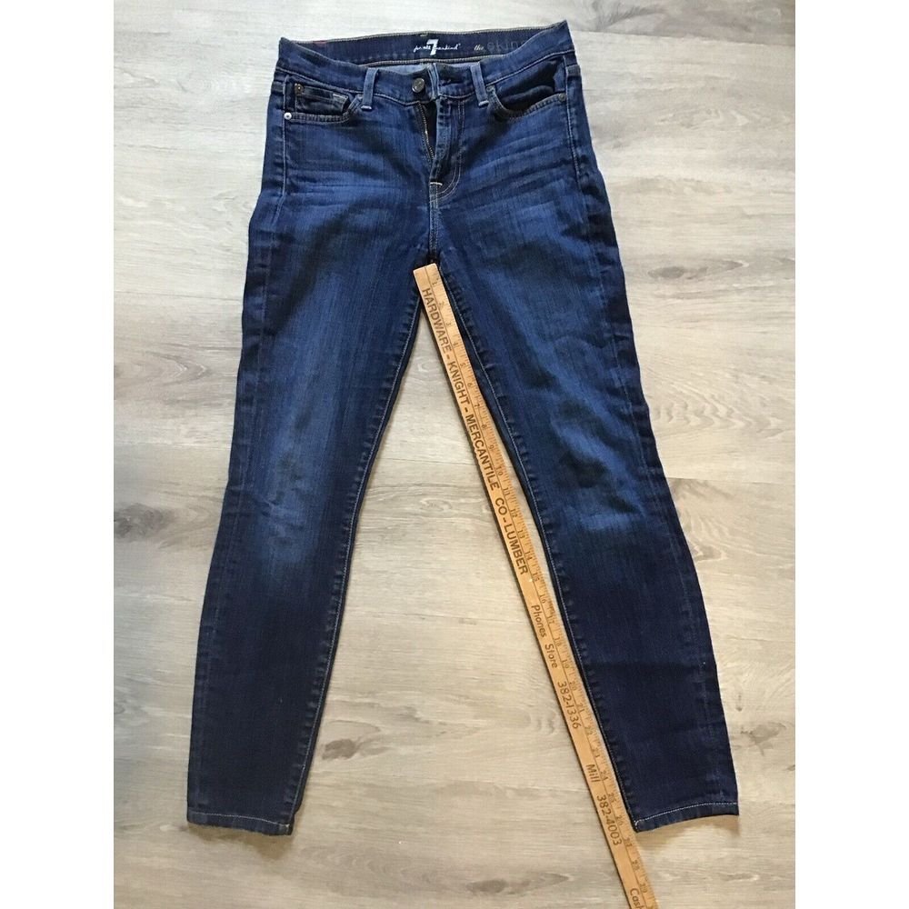 7 for all Mankind‎ "the Skinny" size 25 in blue